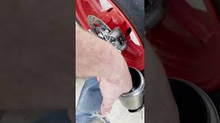 Beer Can inside the bike Exhaust 🤔 then what happened fun fyp bike funnyshorts [upl. by Sadirah]