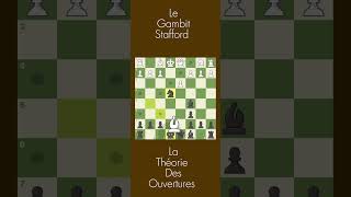 Le gambit Stafford la théorie des ouvertures [upl. by Hahseram936]