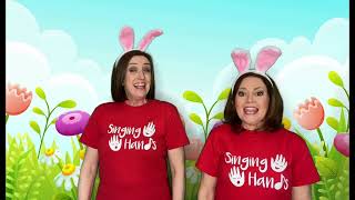 Makaton  FIVE LITTLE BUNNIES  Singing Hands [upl. by Ynnaf]