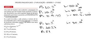 Questão 3  Provão Paulista 2023  2° Ano  2° Aplicação  Versão 1 [upl. by February176]