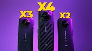 Insta360 X4 vs X3 vs X2 Which ONE to buy [upl. by Oiramal]