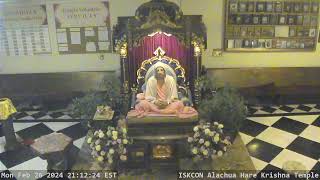 LIVE Broadcast  ISKCON Alachua Hare Krishna Temple [upl. by Beret867]