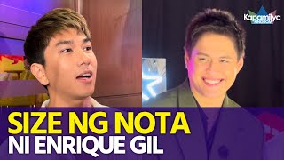 Nikko Natividad ibinuking ang size ng nota ni Enrique Gil [upl. by Farica]