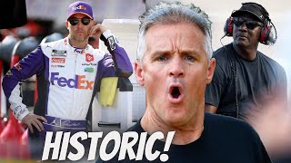 One of The Biggest Days in Racing History Michael Jordan amp Denny Hamlin Are Suing NASCAR [upl. by Adaj391]