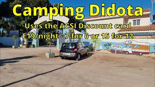 Camping Didota SL Oropesa del Mar Spain [upl. by Elocon681]