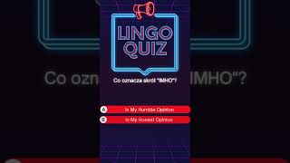 Nauka języka Angielskiego  Lingo Quiz 111 [upl. by Rodl301]