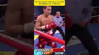 ON THIS DAY DONAIRE VS VARGAS boxing athlete boxer mannypacquiao shorts sports olympics [upl. by Norak]