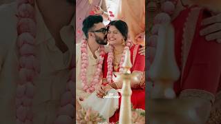 Youtuber arjyou amp aparna wedding special cute moments❤️🥰shorts trending viralvideo marriage [upl. by Trix]