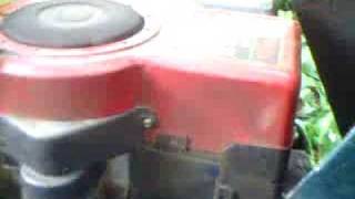 125 hp Briggs And Stratton Running [upl. by Ahsimed]