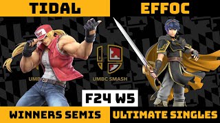 Retriever Rumble 59 Winners Semis  Tidal Terry vs Effoc Kazuya Marth Smash Ultimate [upl. by Castra]