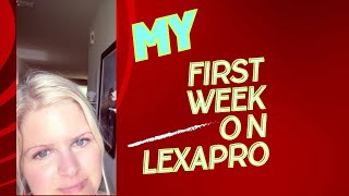 lexapro 💊 My experienceWeek 1 lexapro depression anxietysideeffectsbenifitsantidepressant [upl. by Niki]