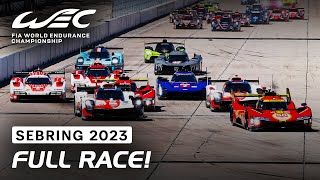 Full Race I 2023 1000 Miles of Sebring I FIA WEC [upl. by Danika]