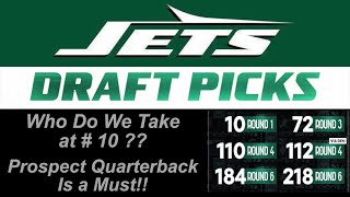 Jets 2024 PreDraft Analysis Quarterback is a Must [upl. by Autry333]