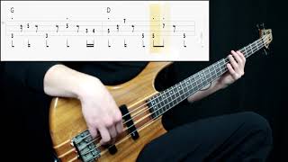 Dua Lipa  Dont Start Now Bass Cover Play Along Tabs In Video [upl. by Aneez]