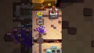 King tower 3 HP🤣😮Epic CR Battle🔥viralvideo viralshortsshortsviralshort clashroyalesupercell [upl. by Lat804]