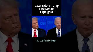 2024 First Presidential Debate Highlights [upl. by Cade291]