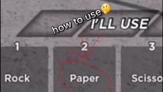 how to use paper in ultimate battlegrounds [upl. by Noleta]