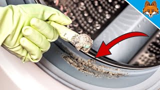 EASIEST way to Clean your Washing Machine 💥 UNBELIEVABLE Result 🤯 [upl. by Jd]