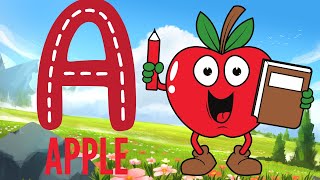 ABC Phonics Song for Toddlers A for apple Learn ABC Song Preschool learning videos [upl. by Dyer]