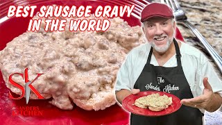 BEST SAUSAGE GRAVY IN THE WORLD  FULL RECIPE AND INSTRUCTIONS [upl. by Neille]