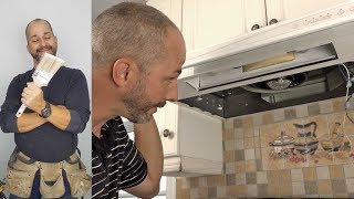 DIY How to Replace a Kitchen Hood Fan [upl. by Elay]