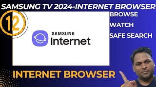 How to use internet browser in Samsung Smart TV ⚡️ [upl. by Ungley533]