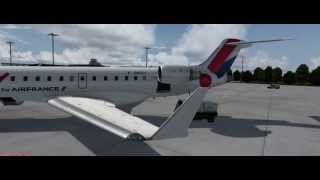 CRJ Exterior and animations video [upl. by Ecaidnac613]