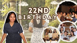 MY 22ND BIRTHDAY VLOG 💗 [upl. by Wright]