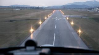 Landing in Grenchen airport Switzerland [upl. by Blondell468]