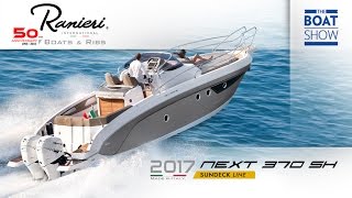 ITA  Ranieri International  NEXT 370 SH  THE BOAT SHOW [upl. by Eimorej264]