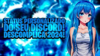 ATUALIZADO 2024 COMO COLOCAR STATUS PERSONALIZADO DE JOGO NO DISCORD [upl. by Buckley]