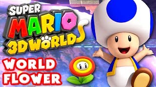 Super Mario 3D World  World Flower 100 Nintendo Wii U Gameplay Walkthrough [upl. by Sigismundo84]