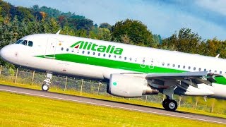 Alitalia Flight Review  AZ111 from Amsterdam Schiphol to Rome Fiumicino [upl. by Annawad]