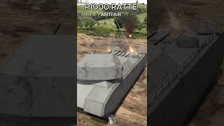 Landkreuzer P 1000 Ratte in War Thunder 2018 [upl. by Ahsiaa]