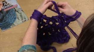 Arm Knitting For Knitters  HI DEF [upl. by Mahseh]