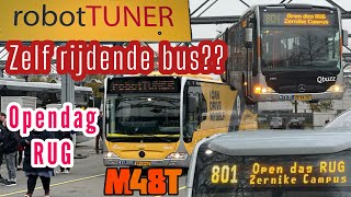 Evenement zelfrijdende bus Opendag RUG  lijn 801 [upl. by Aihseuqal]