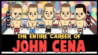 John Cena’s Entire WWE Career but it’s animated ft Santino Marella [upl. by Aven621]