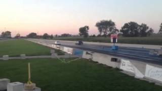 D16z6 Turbo vs B18 Turbo 14 Drag [upl. by Appilihp]