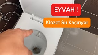 Eyvah  Klozet Su Kaçırıyor  Klozet Rezervuar İç Takımı Tamiri  Klozetten Su Neden Gelir  Tamirat [upl. by Rani]