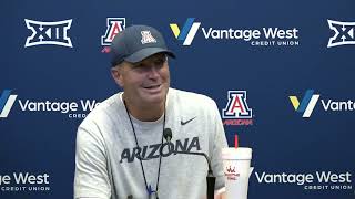 Arizona Football Press Conference  Brent Brennan [upl. by Obeded]