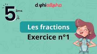 Exercices corrigés  Fractions 5ème [upl. by Aneeuq]