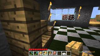 Furniture Ideas Tutorial  Minecraft Beta 1718 [upl. by Iht194]