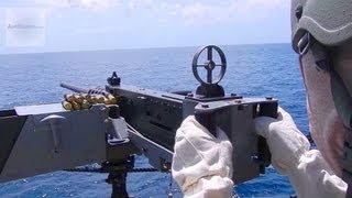 Firing M2 Browning 50 Caliber Machine Gun [upl. by Terces97]