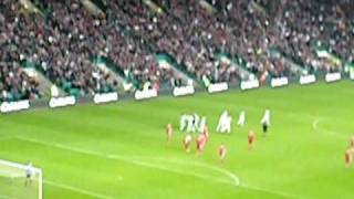 nakamura freekick Vs stmirren [upl. by Ittap]