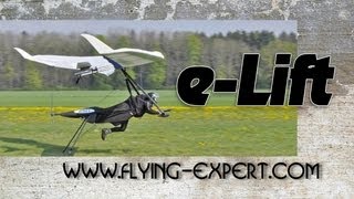 eLIFT hang glider electric propulsion system from electricsports [upl. by Spears]