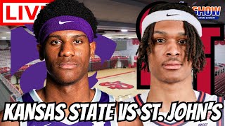 Kansas State Wildcats Vs St Johns Red Storm NCAAM 🏀 Live Stream [upl. by Fauver506]