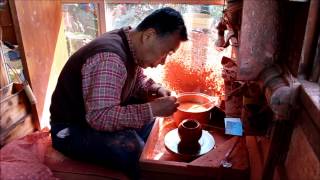 Tokoname Japanese tea pot making on a turning wheel by Gyokko Yoshitaka Umehara [upl. by Nwahsel534]