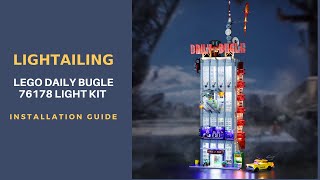 【LGK446】Lightailing Lego Daily Bugle 76178 Light kit Installation Dont Miss [upl. by Goddord850]