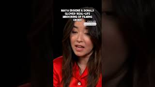 Maya Erskine amp Donald Glover Reallife mirroring of filming order [upl. by Lecram]