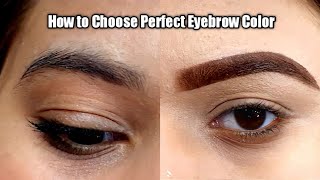 How to Choose Eyebrow Pencil Color Perfect EyeBrows Color [upl. by Giark]